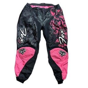 FOX Racing/ Dirt Bike Riding Gear Pink and Black Pants
